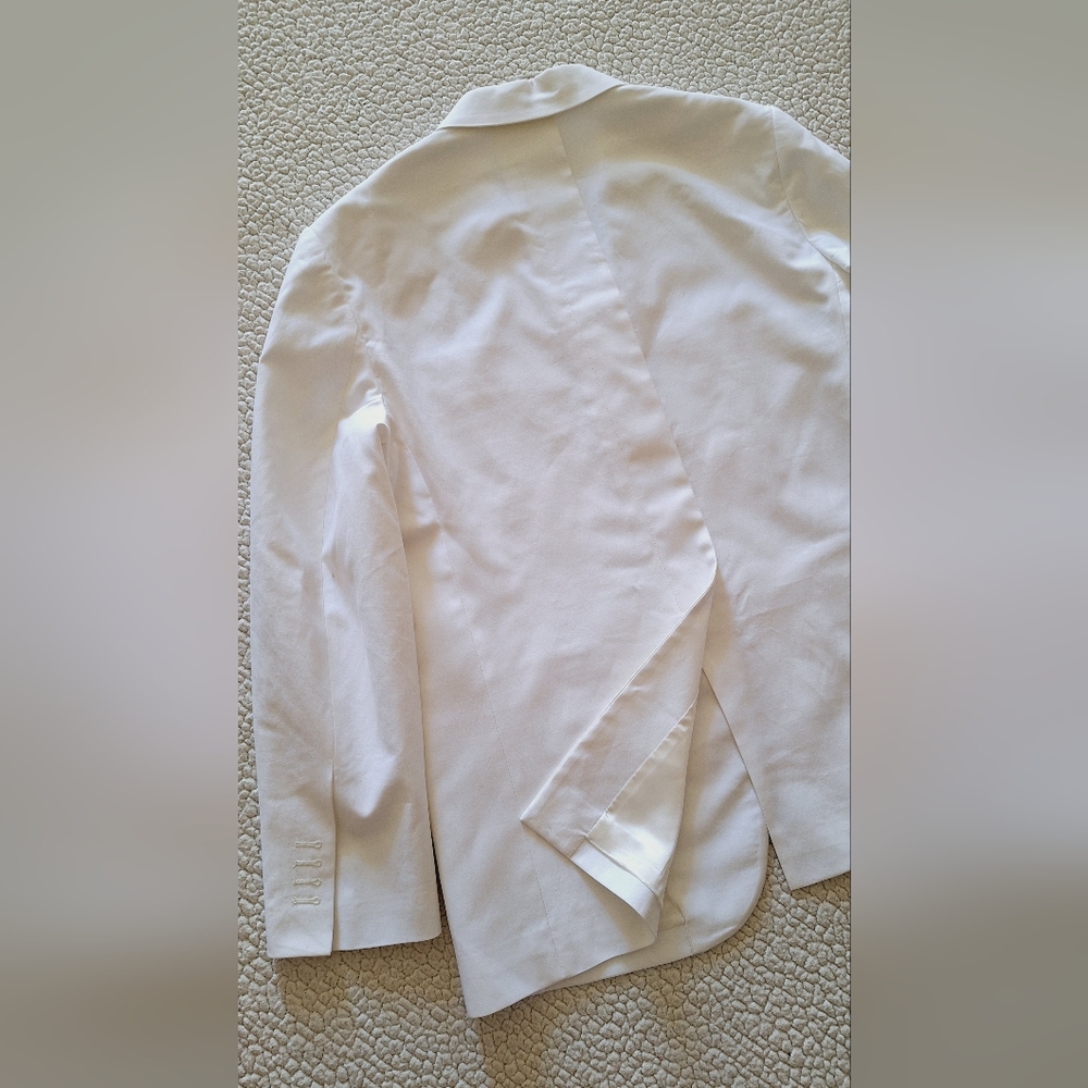 PROENZA SCHOULER Runway Sandis White Blazer Jacket Cotton Viscose US 10 Org$2290 - Picture 12 of 16